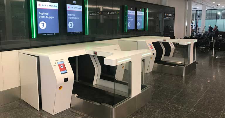 Montréal-Trudeau Airport installs self-service bag drop