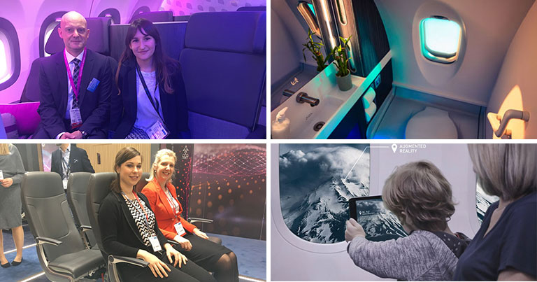 Airbus, Boeing, Bombardier, Acro, Recaro and Collins Aerospace explore the future cabin experience