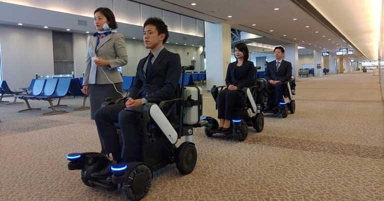 ANA partners with Panasonic to test self-driving electric wheelchairs at Narita Airport