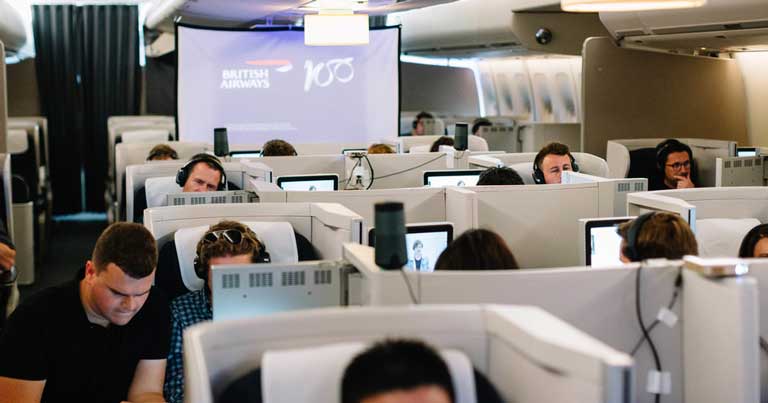 British Airways hosts live stream competition for startups via high-speed onboard Wi-Fi