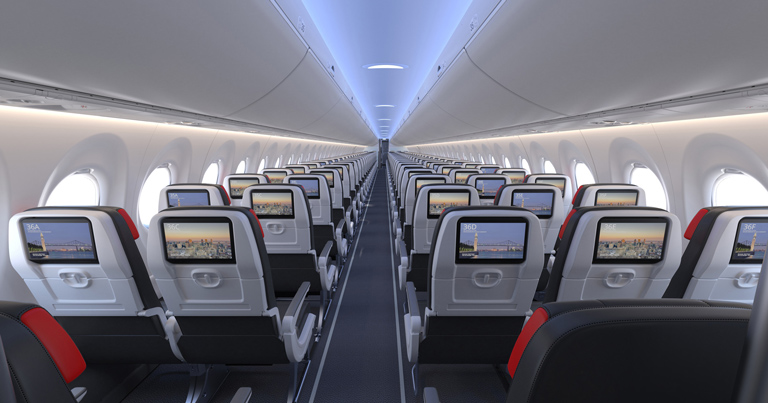 A first look at Air Canada’s brand-new A220-300