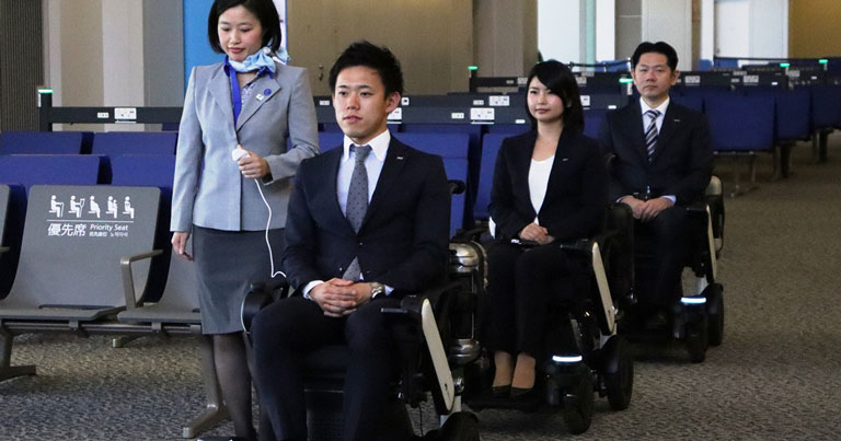 ANA extends self-driving wheelchair trials at Narita Airport