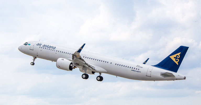 Air Astana takes delivery of first A321 long range aircraft