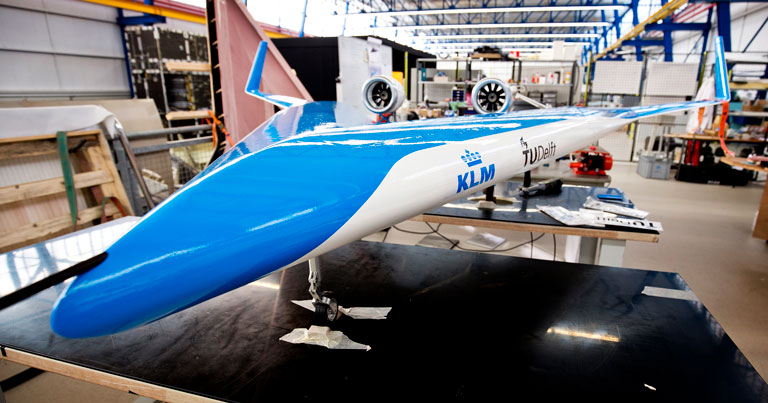 TU Delft presents cabin design for energy efficient Flying-V aircraft