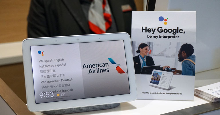 American Airlines becomes first airline to test Google Assistant’s interpreter mode
