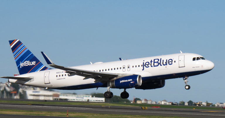 JetBlue to go carbon neutral on all domestic flights in 2020