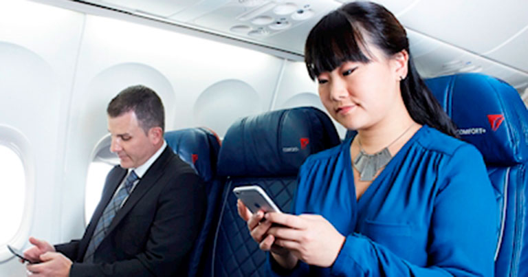 Delta extends inflight social distancing measures