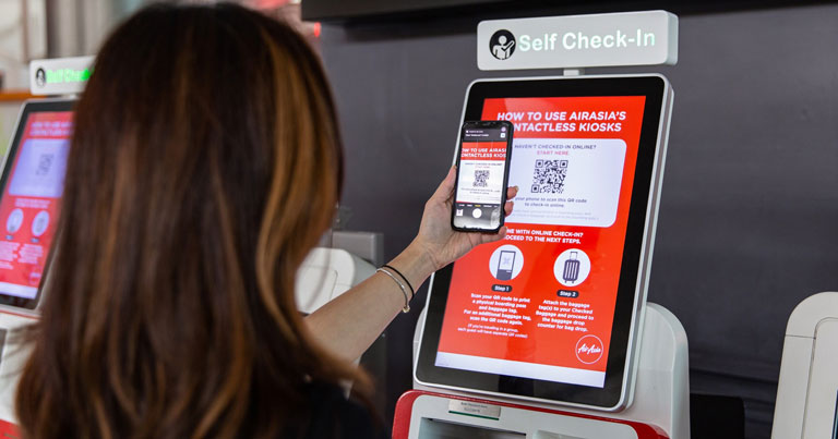AirAsia introduces counter check-in fees to encourage use of contactless technology