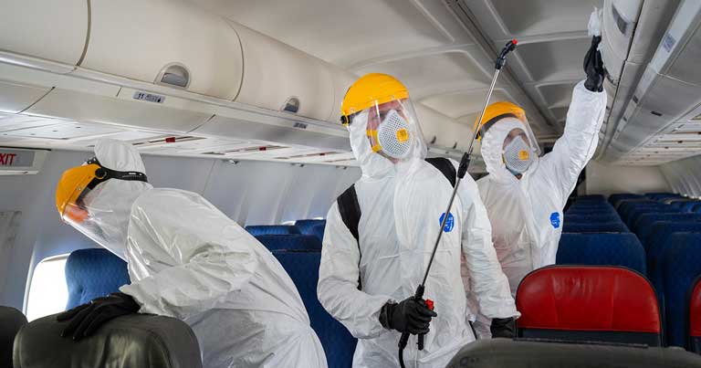 Moscow Domodedovo develops new aircraft disinfection service