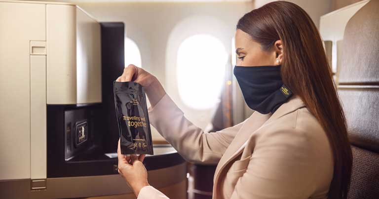 Etihad introduces new protective wear for premium passengers