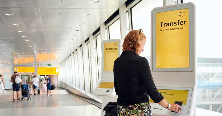 Schiphol launches new service for passengers with a short connection time
