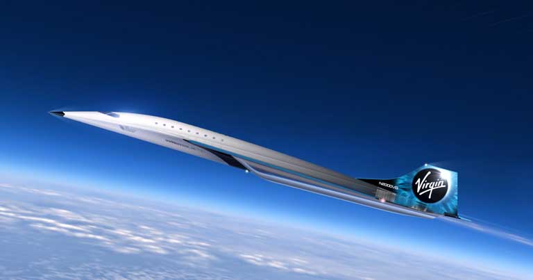 Virgin Galactic unveils design of its supersonic passenger jet