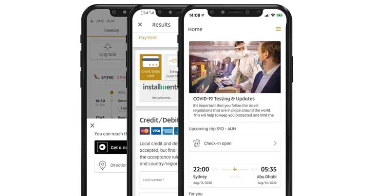 Etihad enhances mobile app to provide additional benefits to customers