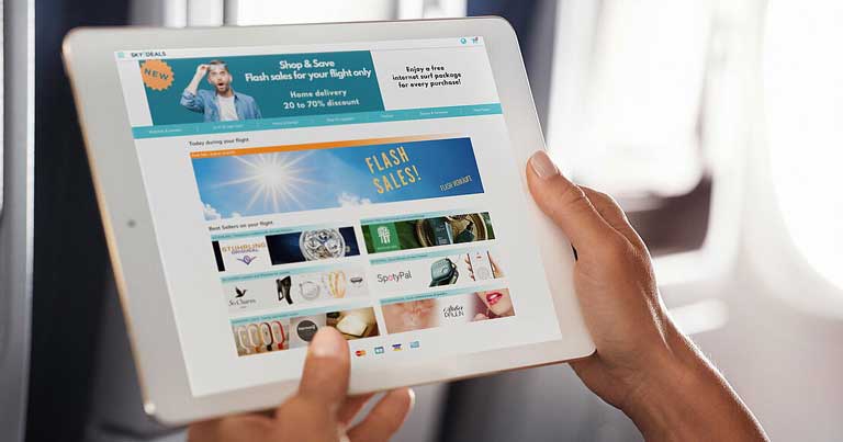 Lufthansa and Austrian Airlines trial in-flight shopping platform SKYdeals
