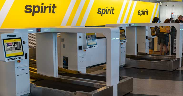 Spirit Airlines rolls out biometric check in at US airports