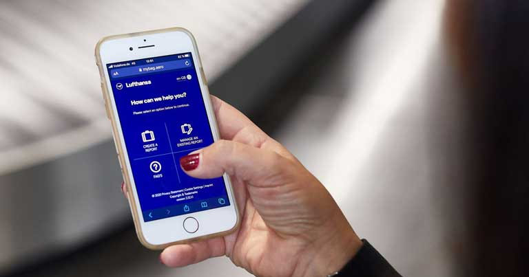 Lufthansa launches contactless bag tracing service