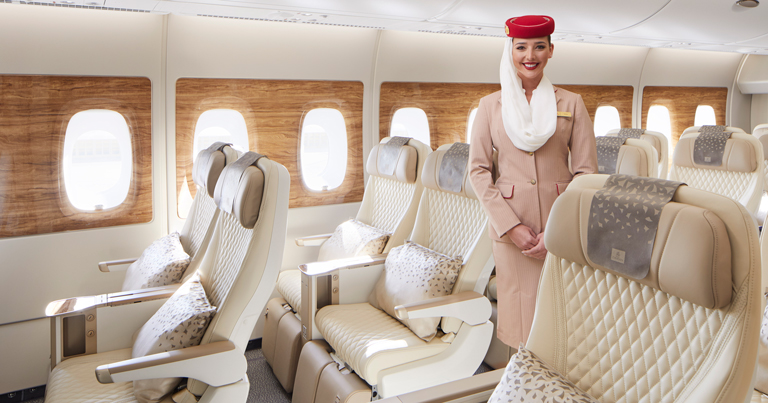 Emirates unveils new premium economy cabin experience