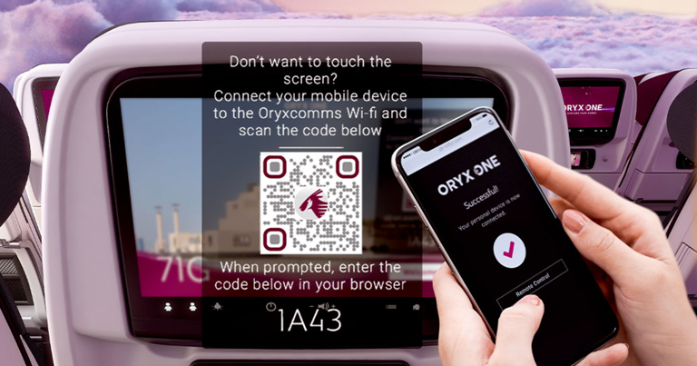 Qatar Airways to roll out ‘Zero-Touch’ IFE technology
