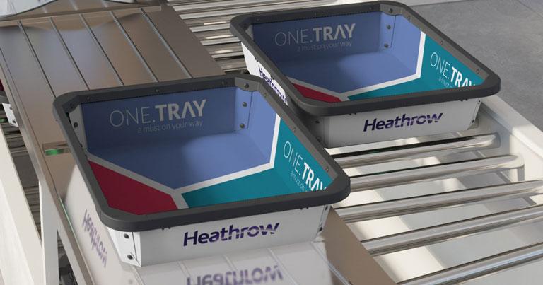 Heathrow Airport trials antibacterial security trays