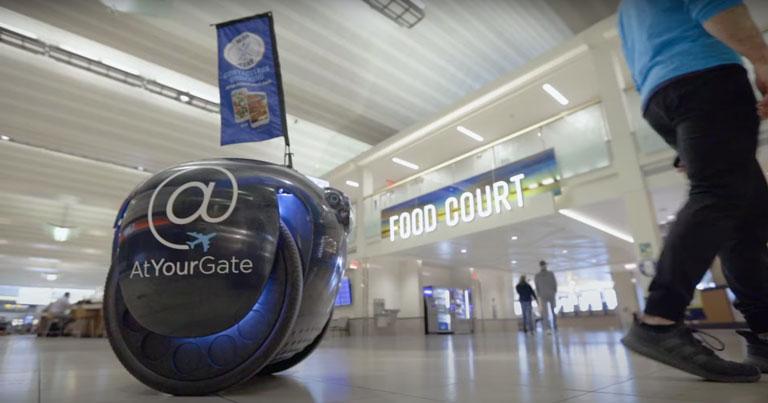 New food delivery droid launched at Minneapolis-St. Paul Airport