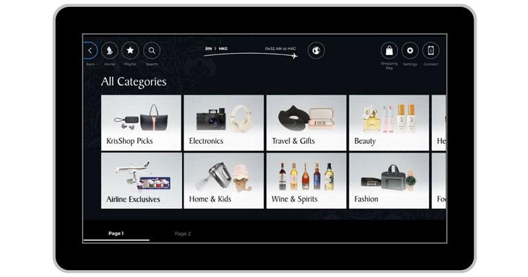 Singapore Airlines launches inflight e-shopping experience