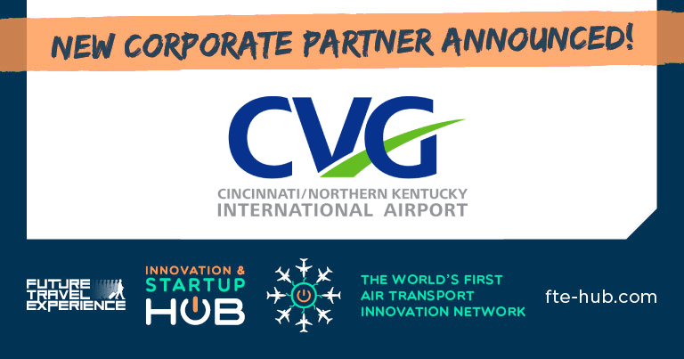 CVG Airport joins the FTE Innovation & Startup Hub as a Corporate Partner