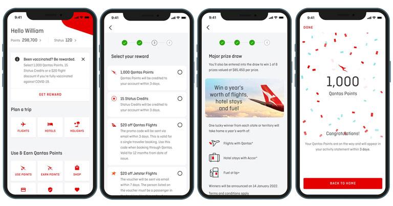Qantas launches vaccination reward campaign