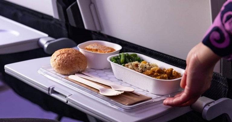 Air NZ trials eco-serviceware in bid to reduce plastic inflight