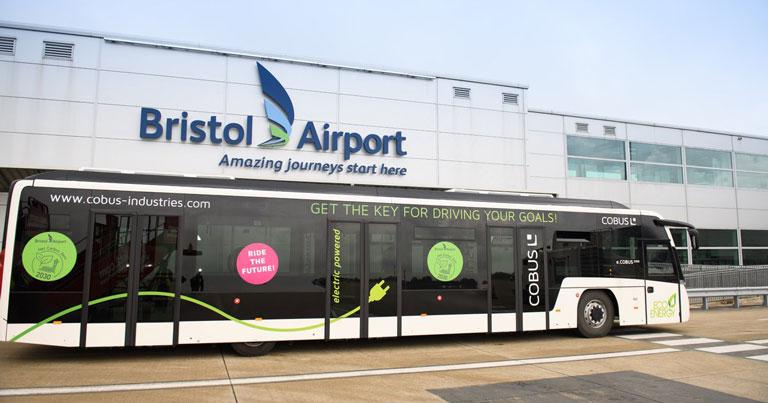 Bristol Airport trials electric airside bus as part of net zero strategy