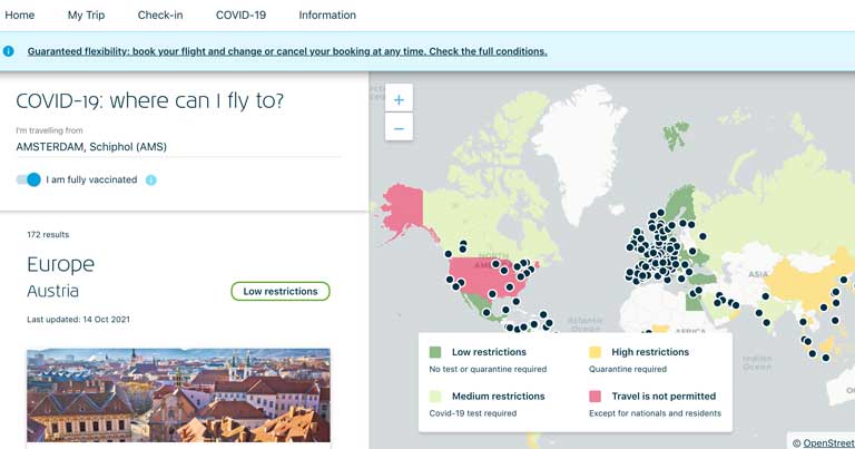 klm travel updates