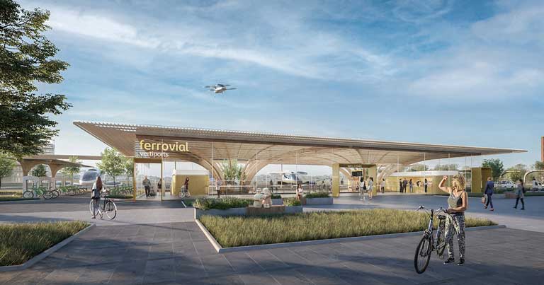 Ferrovial announces plans to deploy a network of eVTOL vertiports in the UK