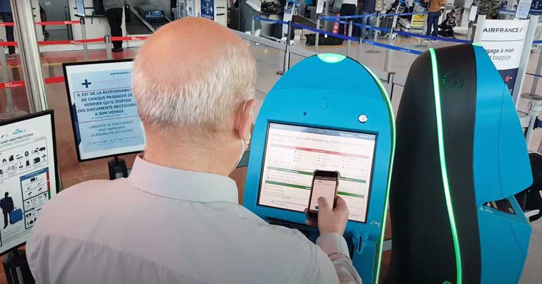 Nice Côte d’Azur Airport trials contactless check-in kiosk technology