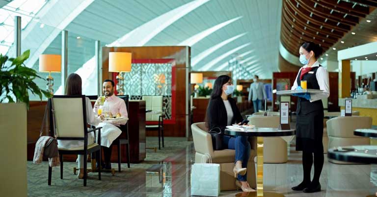 Emirates reopens airport lounges worldwide