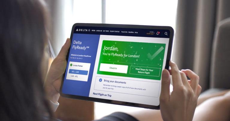 Delta adds new functionalities to FlyReady digital travel tool