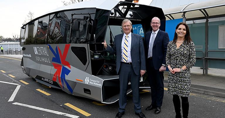 Autonomous shuttle trial underway at Birmingham Airport