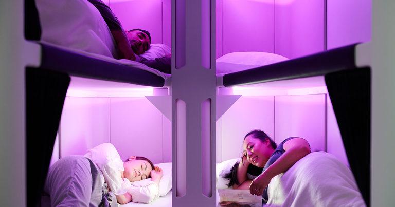 Air NZ unveils new long-haul cabins with world-first economy sleep pods