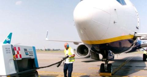 Torino Airport launches zero-emission aircraft turnaround powered by electric fleet