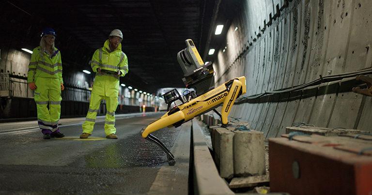 Heathrow employs robotic dog to improve efficiency and safety on major construction projects