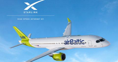 airBaltic to equip entire fleet with SpaceX’s Starlink internet connectivity