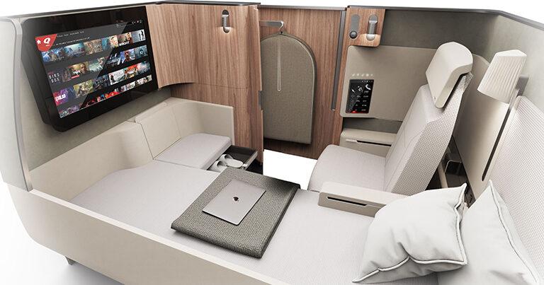 Qantas unveils ‘Project Sunrise’ First and Business Class cabins for A350s