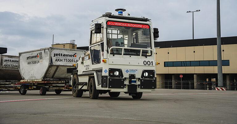 Fraport tests “future-focused” autonomous baggage and cargo tractor