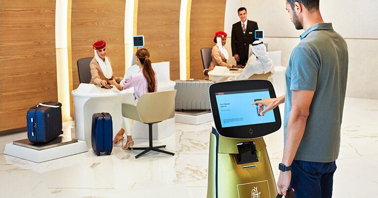 Emirates enhances customer experience with new city check-in and robot assistant