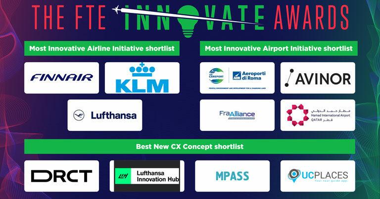 ADR, Finnair, Avinor, KLM, FraAlliance, Lufthansa, Hamad and more to pitch on stage in Dublin for FTE Innovate Awards