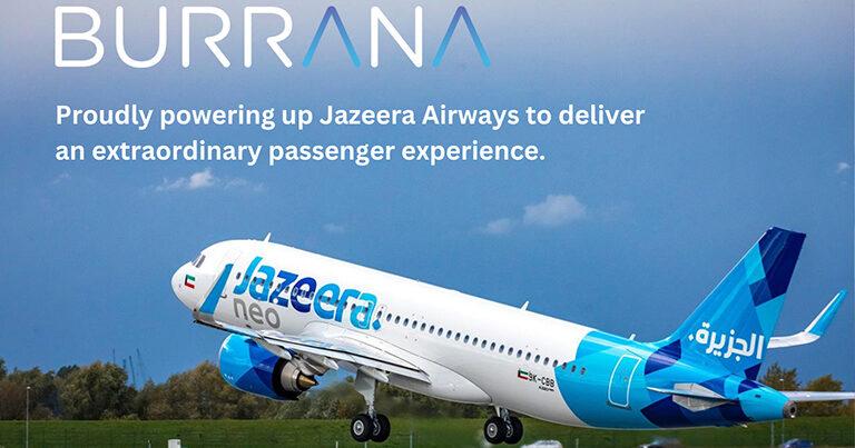 Jazeera Airways selects Burrana’s lightweight in-seat power solution for cabin retrofit programme