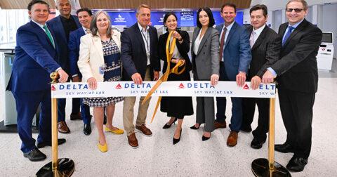 LAWA and Delta celebrate opening of new West Headhouse and Delta One Check-in and Ticketing Lobby at LAX