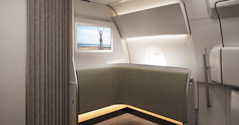 Qantas unveils ‘Project Sunrise’ A350 cabin including world-first Wellbeing Zone