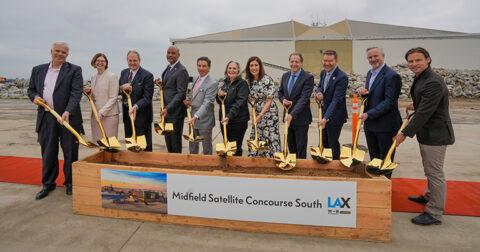 LAWA’s “focus on innovation” continues with groundbreaking on new LAX Midfield Satellite Concourse South