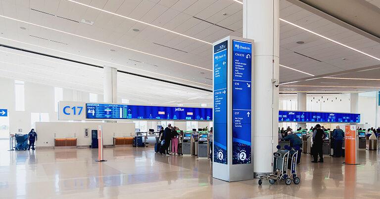 Transforming passenger visual communication at the airport