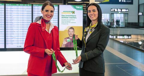 Vienna Airport and Austrian Airlines offer new services to enhance experience of travellers with hidden disabilities