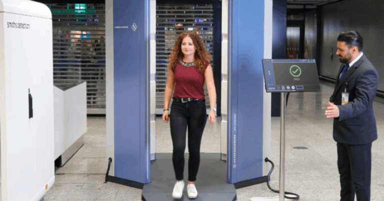 Fraport tests walk-through security scanner at Frankfurt Airport